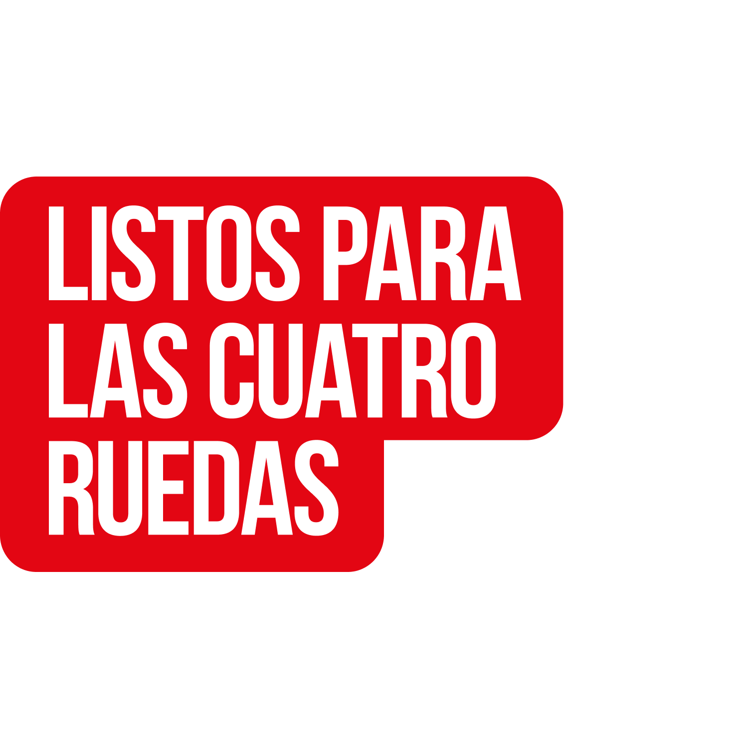 Listos para las 4 ruedas