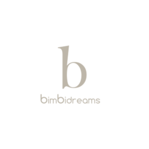 Bimbidreams: Logotipo de la marca de textil y decoración infantil en Dulce Bebé